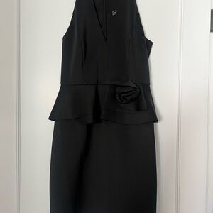 Jessica Howard short black halter dress